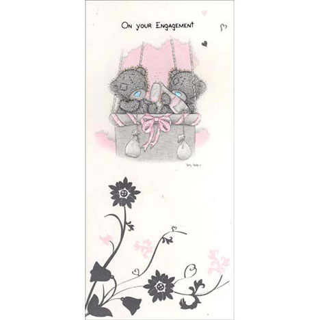 On Your Engagement Me to You Bear Card £1.70